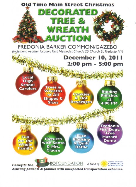 Old Main Street Christmas "Decorated Tree & Wreath Auction"